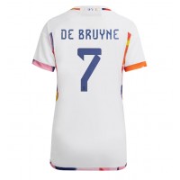 Billiga Belgien Kevin De Bruyne #7 Borta fotbollskläder Dam VM 2022 Kortärmad